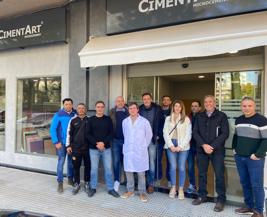 Curso de aplicación microcemento