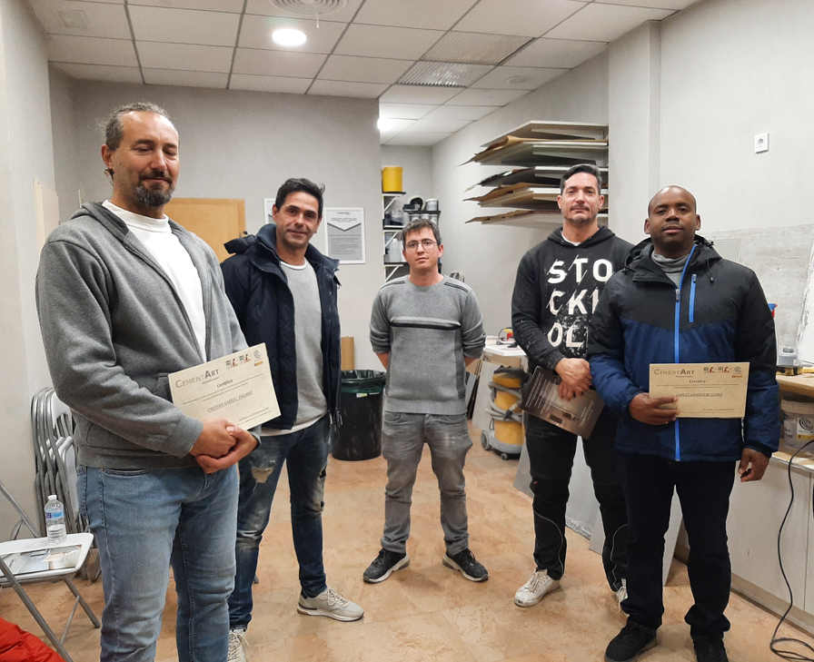 Curso de aplicación microcemento