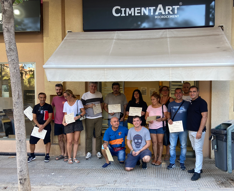 Curso de aplicación microcemento